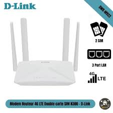 modem d-link dual sim 4g n300 m922