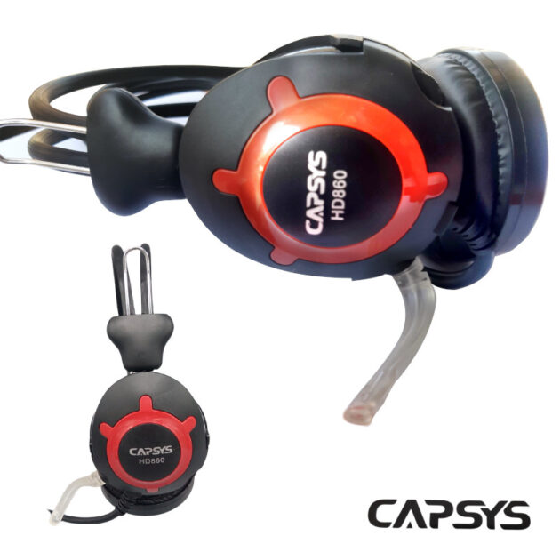 Casque filaire CAPSYS HD-860 106db longueur de fil 2m