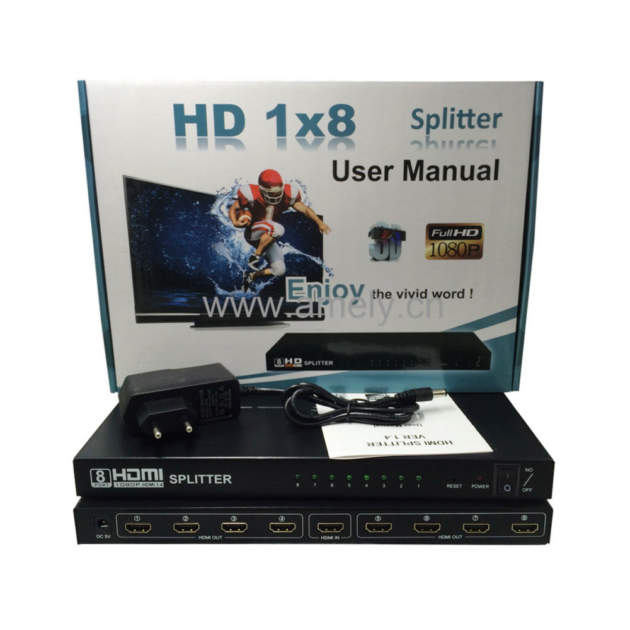 HDTV SPLITTER 1X8 108P Use for DVB