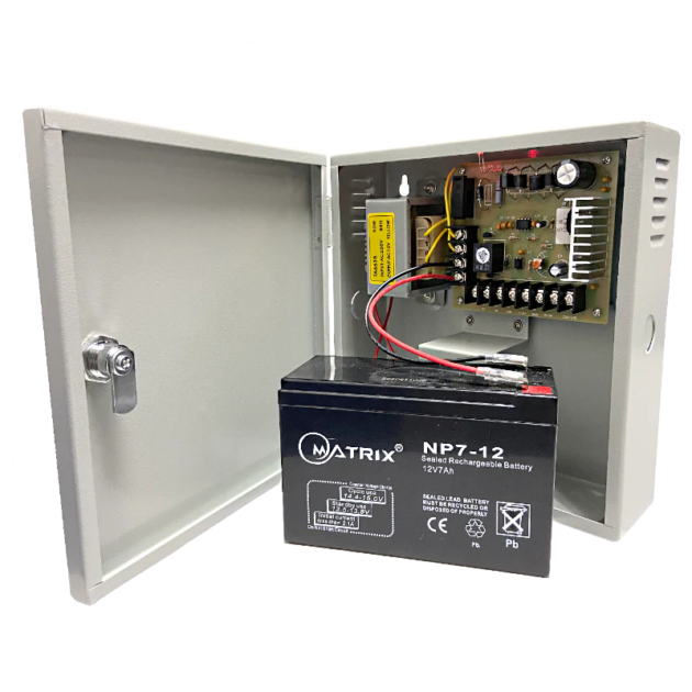 POWER SUPPLY 8CH AVEC BATTRIE